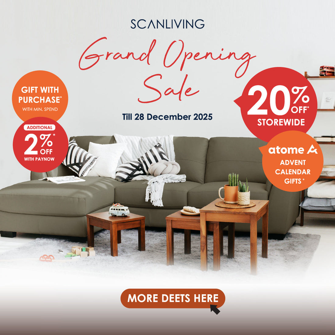 SCANLIVING GRAND OPENING SALE