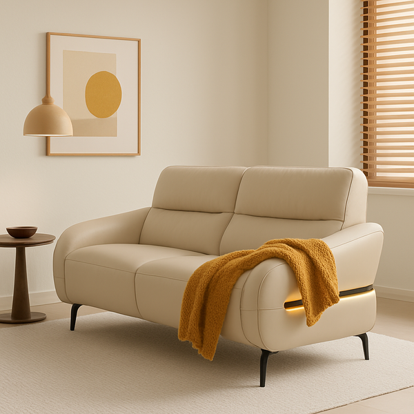 TENGJA LEATHER SOFA