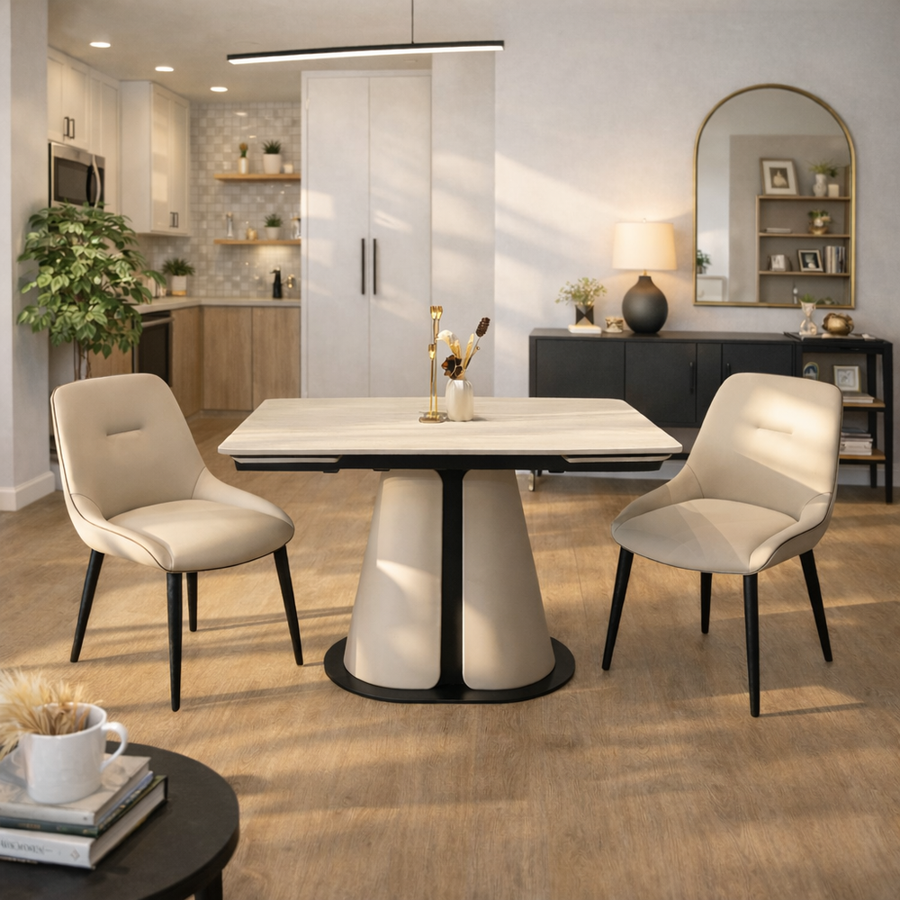LYKKE DINING TABLE (2-END EXTENSION)