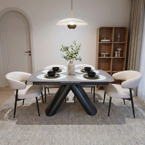 MOLLA DINING SET (1 Table + 4 BELA Chairs)