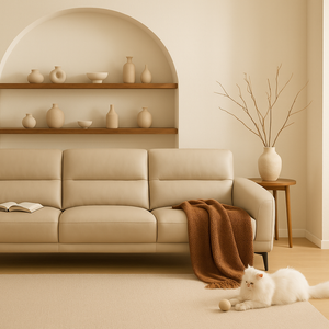 TENGJA LEATHER SOFA