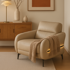 TENGJA LEATHER SOFA